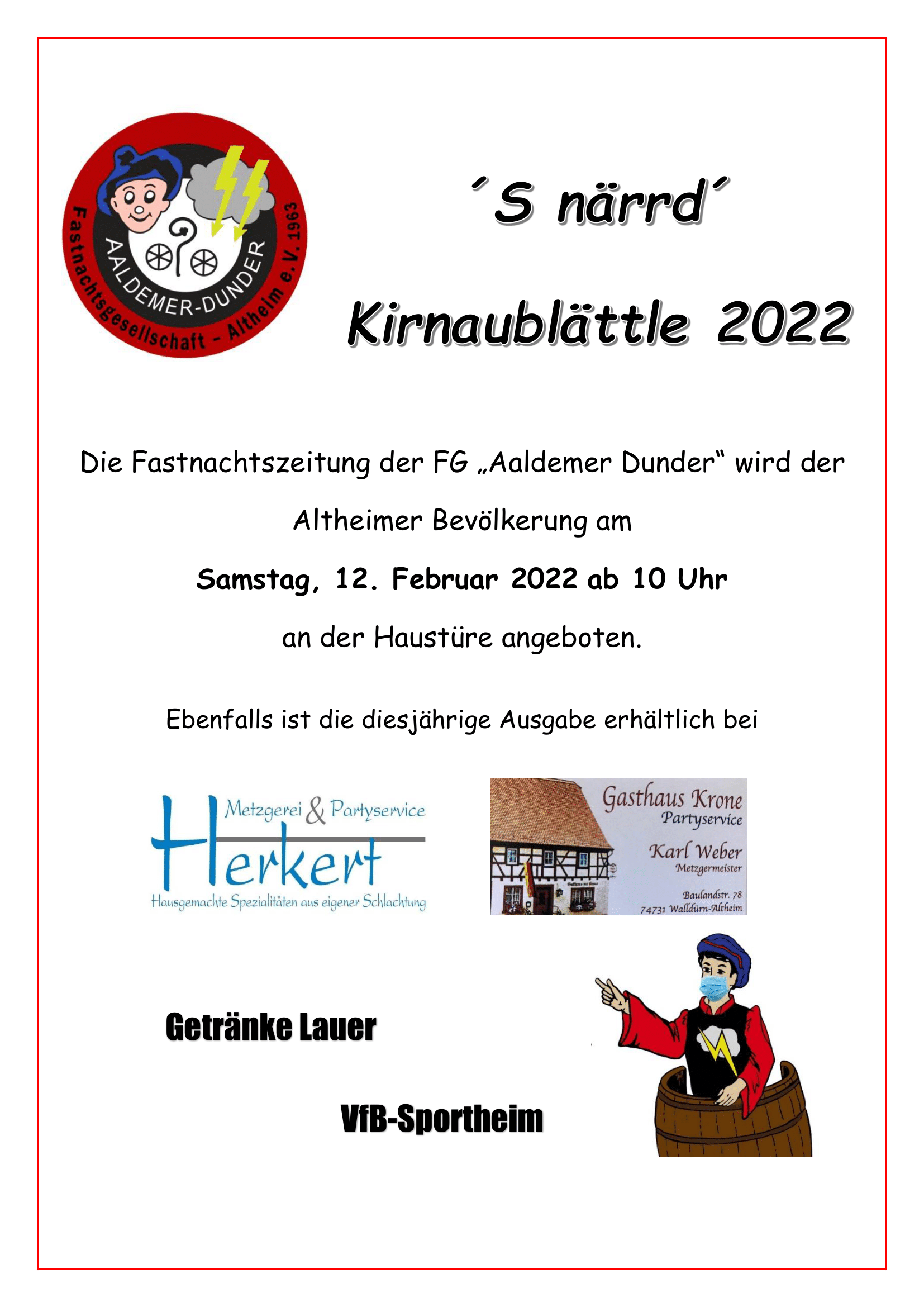 Verkaufsinformationen Kirnaublättle 2022 1